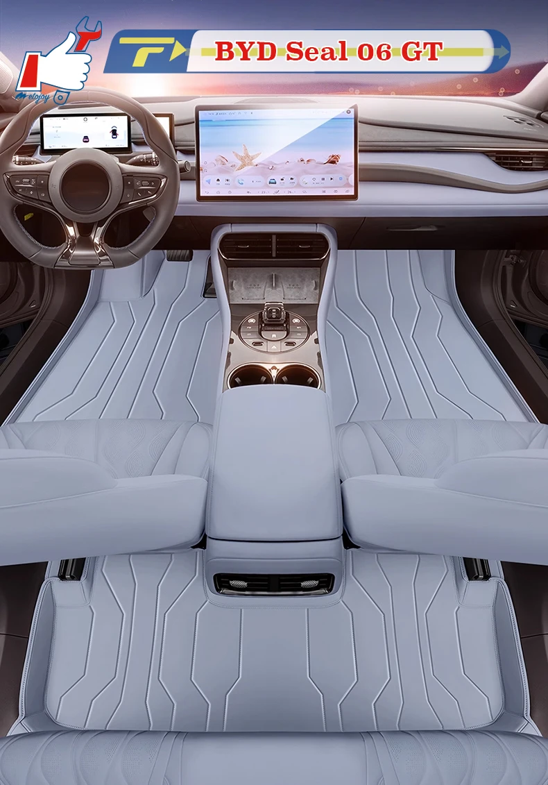 

Left-hand Drive Car Floor Mat For BYD Seal 06 GT 2025 Full-Surround Foot Mat Mat Floor Liner Floor Carpet Water-proof Mat