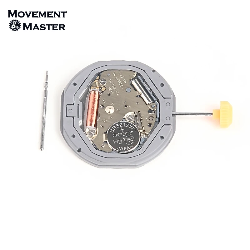 New Original Japanese MIYOTA 1M12 Quartz Movement Date At 3/6 Watch Movement Repair Replacement Parts