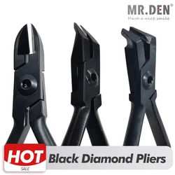 Pinze ortodontiche Ultra-rigide Stand Black Diamond Series Mini filamento taglio 45 pinze da taglio per estremità segrege strumento dentale