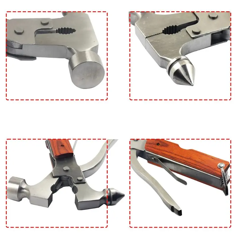 TKOH-многофункциональный автомобильный безопасный молоток и оконный выключатель, многофункциональный инструмент для кемпинга, спасательного снаряжения, подарок для мужа