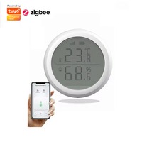 Tuya Smart ZigBee Temperature Humidity Sensor Intelligence Scene Real-time Detecting Thermometer Home Accessories