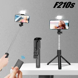 Mobile Phone Selfie Stick With Fill Light Live Broadcast Bracket Tripod Remote Control Bluetooth Folding Telescopic Long Stick