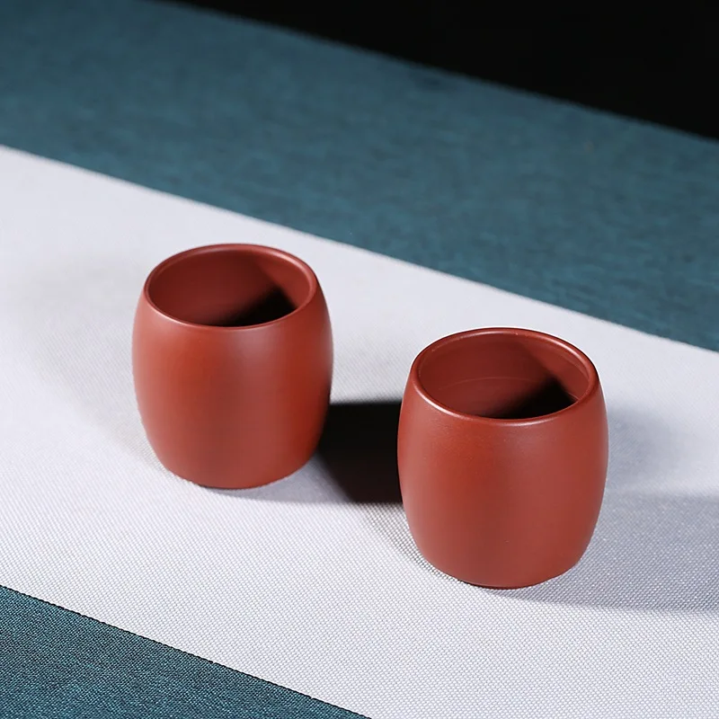 Yixing Zisha Master Cup Handmade Dahongpao Purple Clay Tea Tasting Cup Chinese Gongfu Teaware Gift