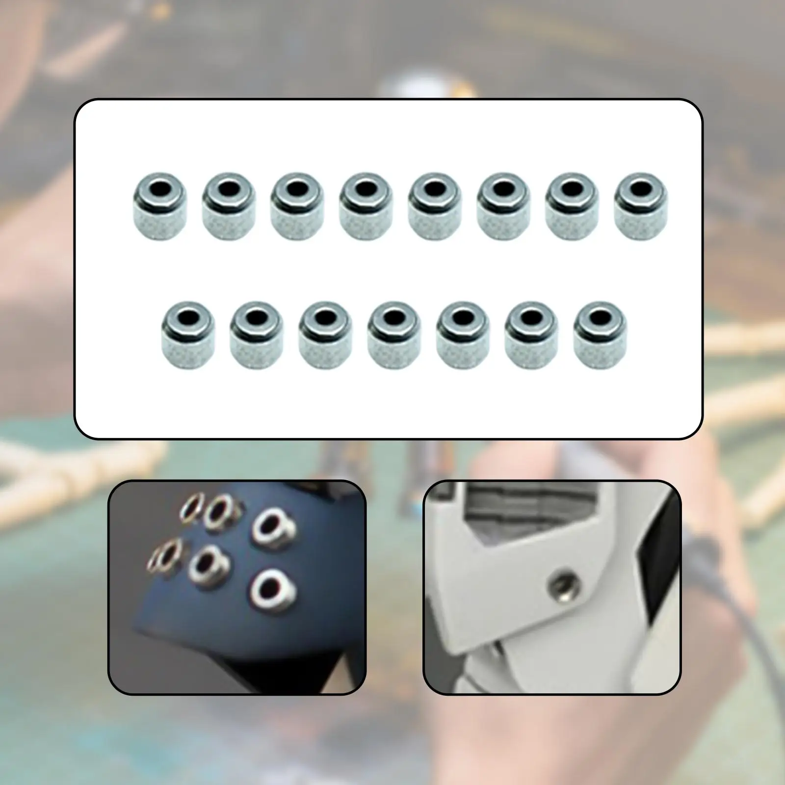 15 pièces trous de ventilation en métal modèle figurine jouet haute Performance Installation facile remplacement modélisation passe-temps pièces de construction