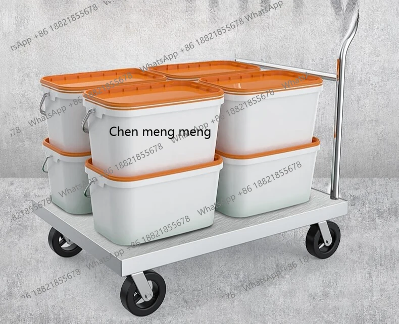 

Commercial flatbed trolley, flatbed trailer pulling truck