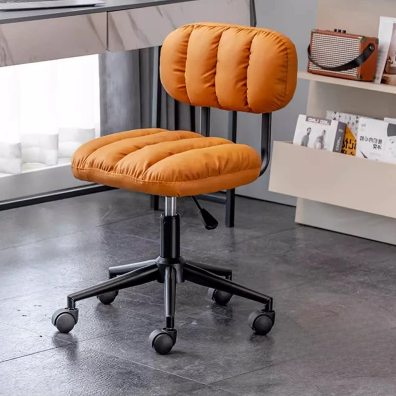 

Ergonomic Computer Chair Adjustable Height Desk Chair, Silent Casters, Scratch-Resistant Upholstery, Office Seating