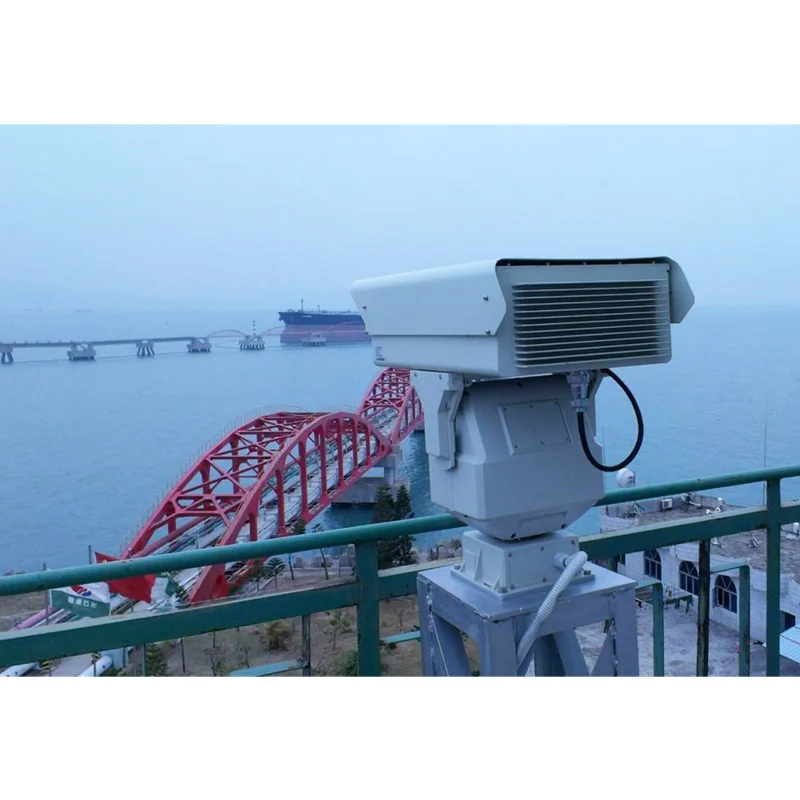 Telecamera PTZ termica a lungo raggio antiterrorista per la sicurezza terrestre ad alta risoluzione