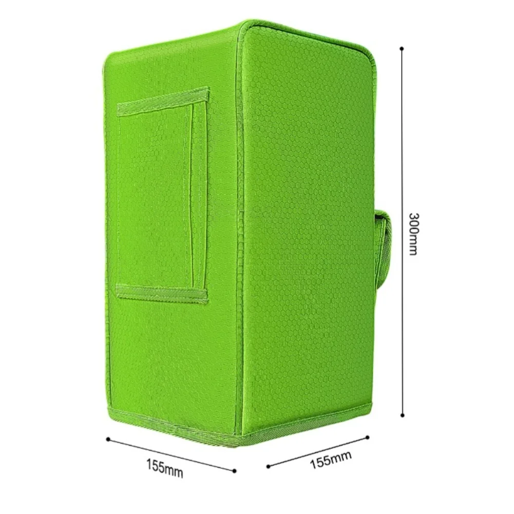 Wall Mount Case Console Storage Bag For Wall Mounting Water-resistant Fabric Hanging Design Side Pocket Included