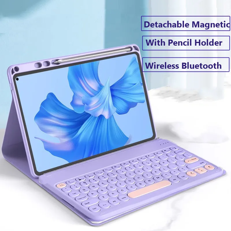 

Клавиатура с чехлом для Huawei Matepad 11.5 New 2025 BTKR-W00 Air 11.5 PaperMatte SE 11 10.4 Pro 11 11.5S Магнитный чехол с клавиатурой