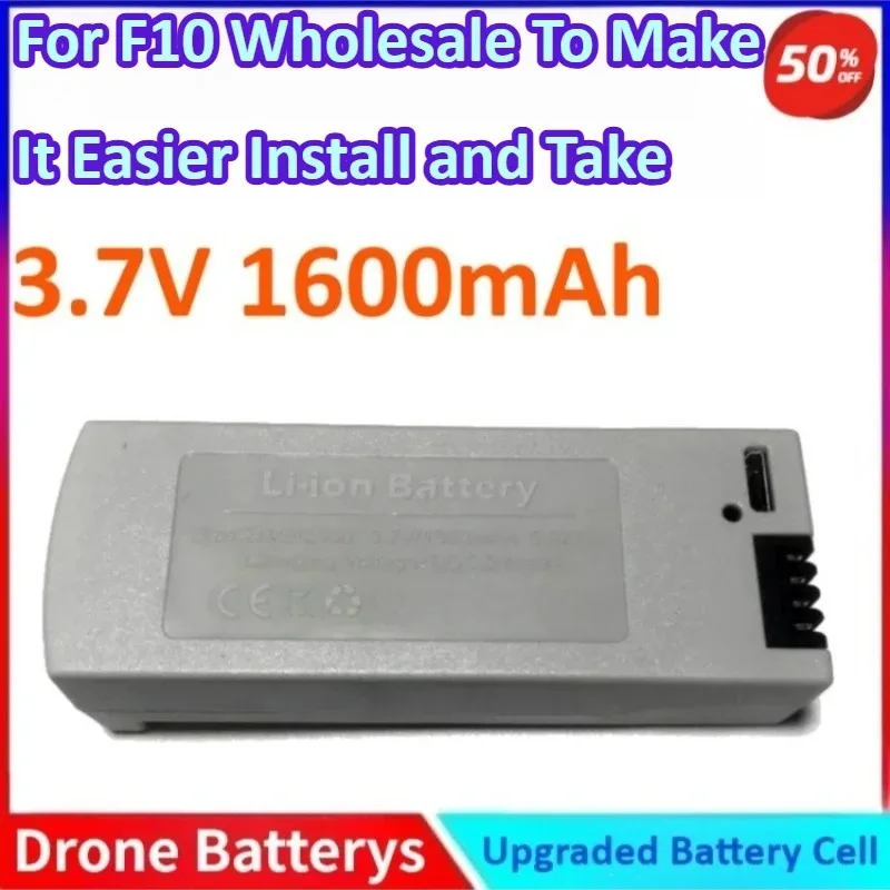 

3.7V 1600mAh 4DRC General-purpose Quadcopter Plane WIFI /GPS Drone Battery for F10 Wholesale To Make It Easier Install and Take