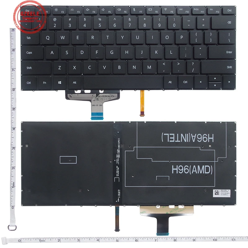 

US/RU Laptop keyboard for HUAWEI MateBook kpl-w00 wrt-w19 kpl-w19 vlr-w19 series kprc-w10l 9Z Backlit