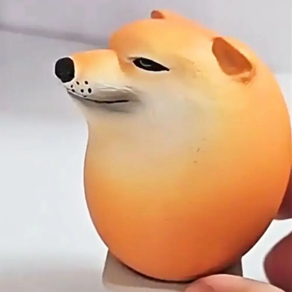 Realistic Dog & Egg União Decorações, PVC Eggs Forma, Shiba Inu Ornamento, Decoração Criativa, Presentes