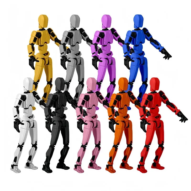 Multi-Jointed Movable Shapeshift Robot 2.0 3D Printed Mannequin Dummy 13 Action Figures Toys Kids Adults Parent-children Game