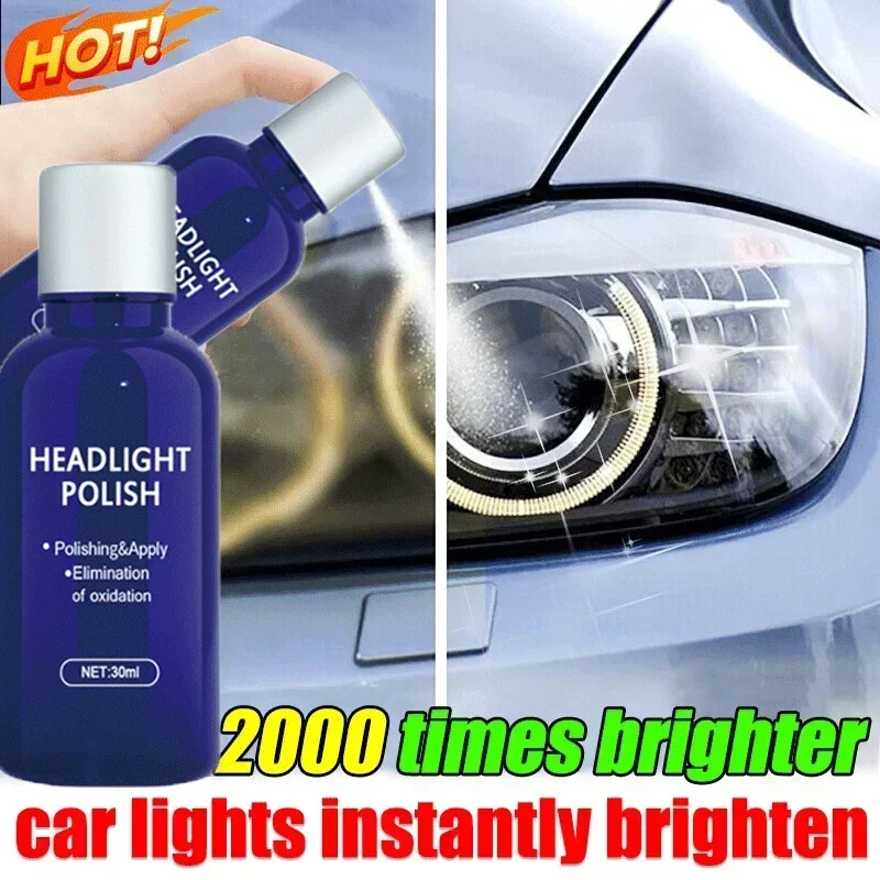 Car Lamp Repair Liquid Removes Yellowish Hazy Headlight AgentScratches Headlight Repair Fluid Vehicles Headlight Renewal