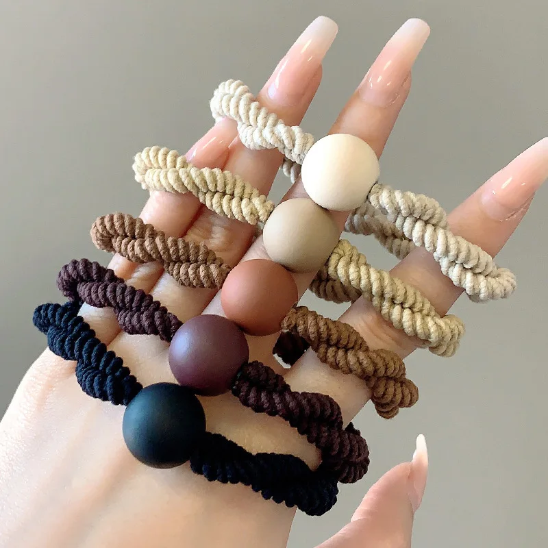 

High Ponytail Hair Rope For Women With High End Head Rope For High Elastic Durable Rubber Band Tie Hair Loop Accessories