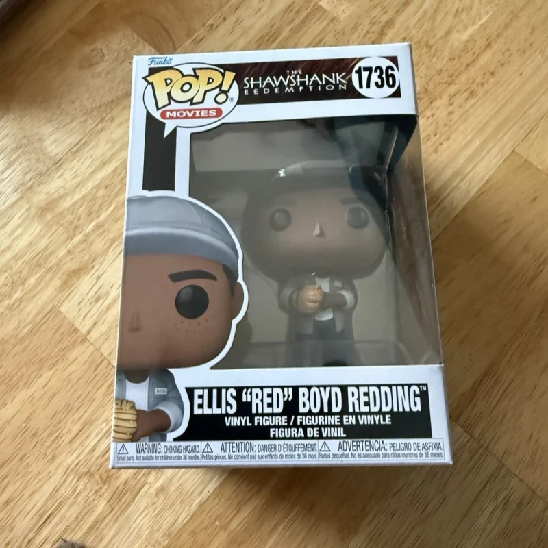 

Оригинальный Ellis "Red" Boyd Redding # Коллекционная фигурка Funko Pop 1736: лимитированная серия, модель для декора, подарки, игрушки