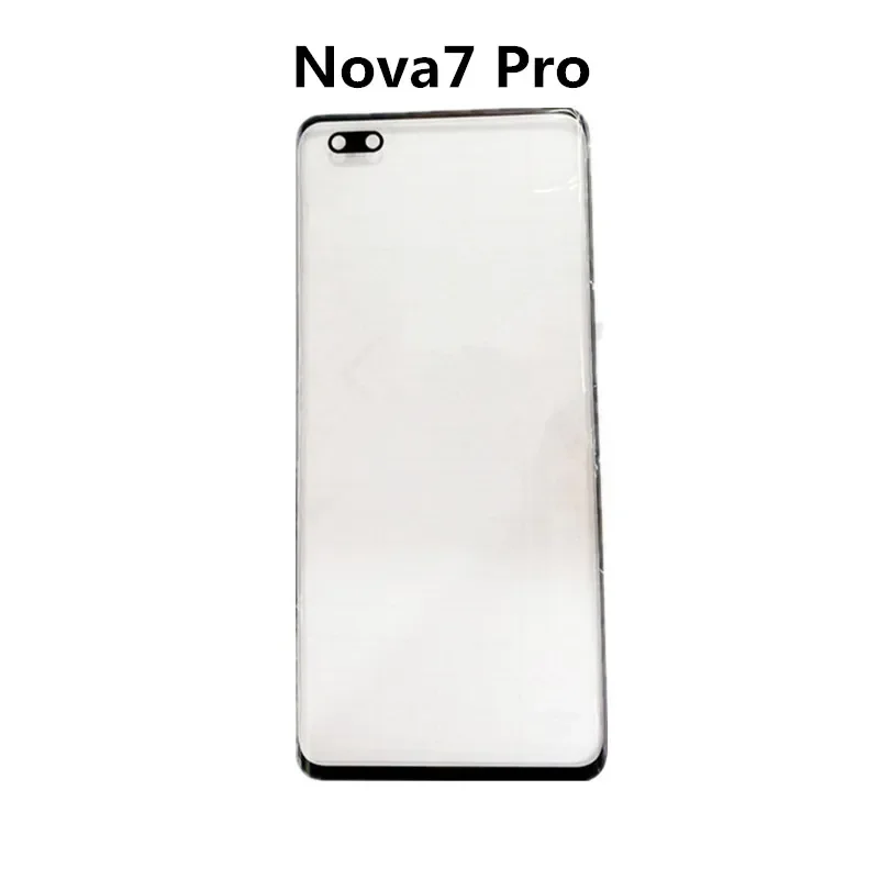 Nova 10 Pro Outer Screen For Huawei Nova 10 9 Pro 9 8 7 Touch Panel LCD Display Front Glass Cover Repair Replace Parts +OCA