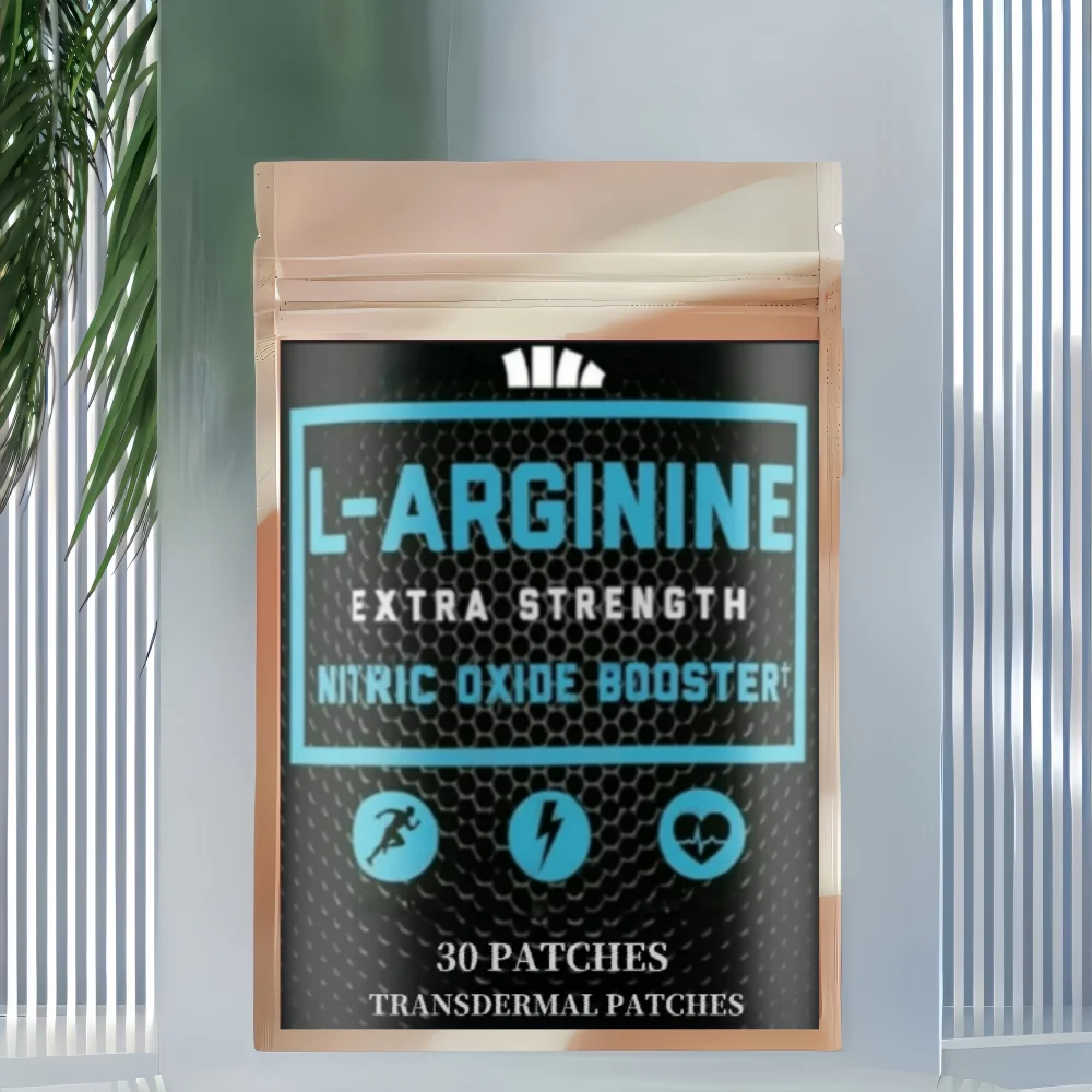 

30 Patches L- Arginine Transdermal Patches Enhanced With Essential Amino Acids Energy, Blood Flow, Heart Health & Stamina