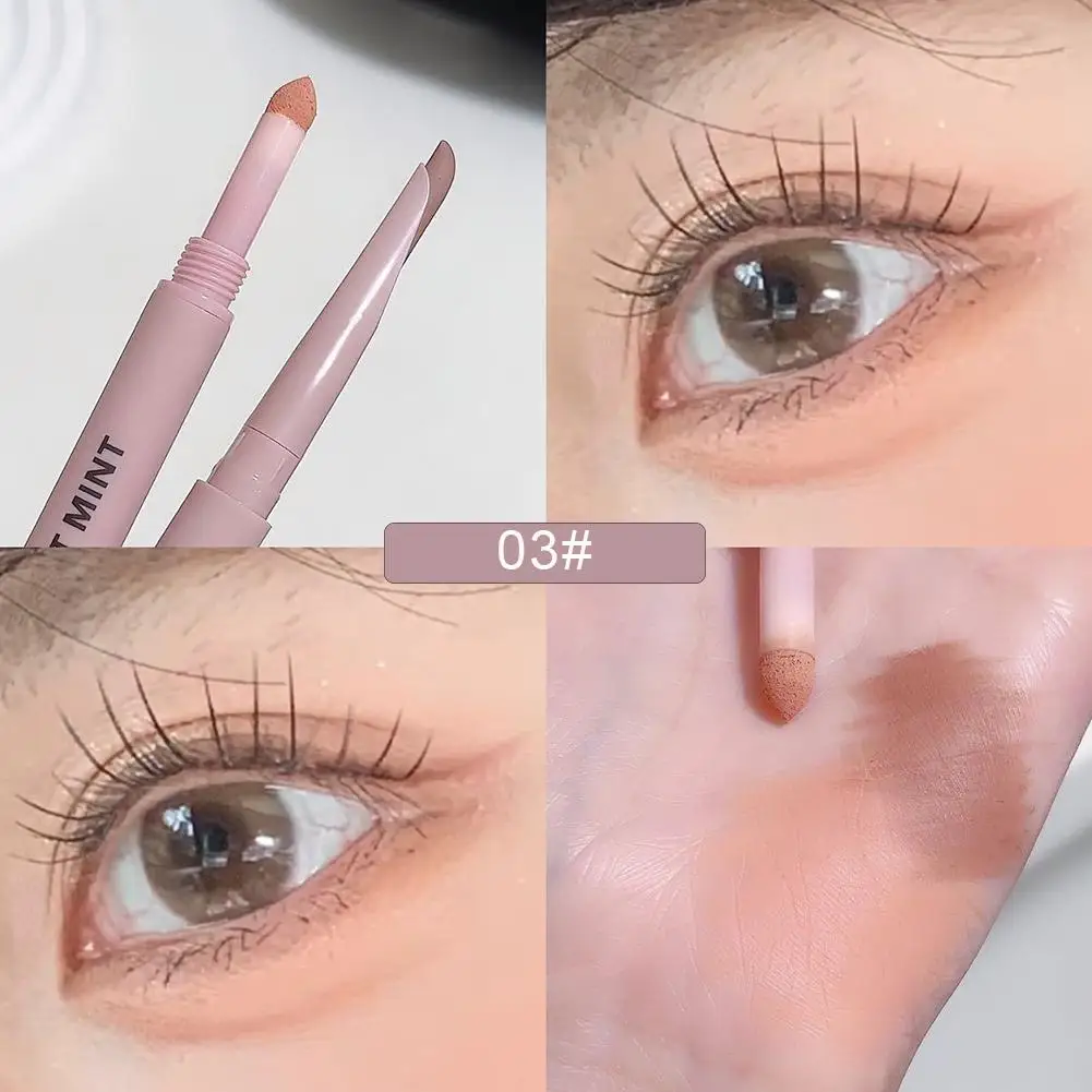 Meniskus Doppelend Liegender Seidenraupe Eyeliner Bleistift Diamant Glitzer Matt Aegyosal Stift Aufhellende Creme Schatten Highligher Make-up