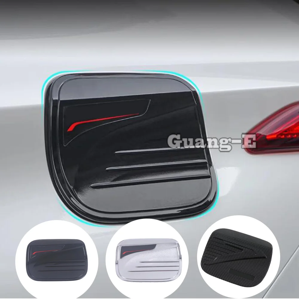 ABS Plastic Car Fuel Tank Cap Trim Decoration Cover Frame Exterior Accessories For Toyota Venza/Harrier 2021 2022 2023 2024