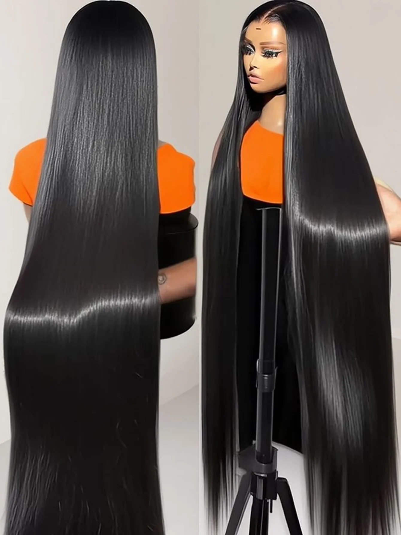 13x6 HD الدانتيل أمامي العظام مستقيم غلويليس قبل قطع مستقيم الدانتيل الباروكة جاهزة لارتداء 100% باروكة من شعر طبيعي قطعها مسبقا