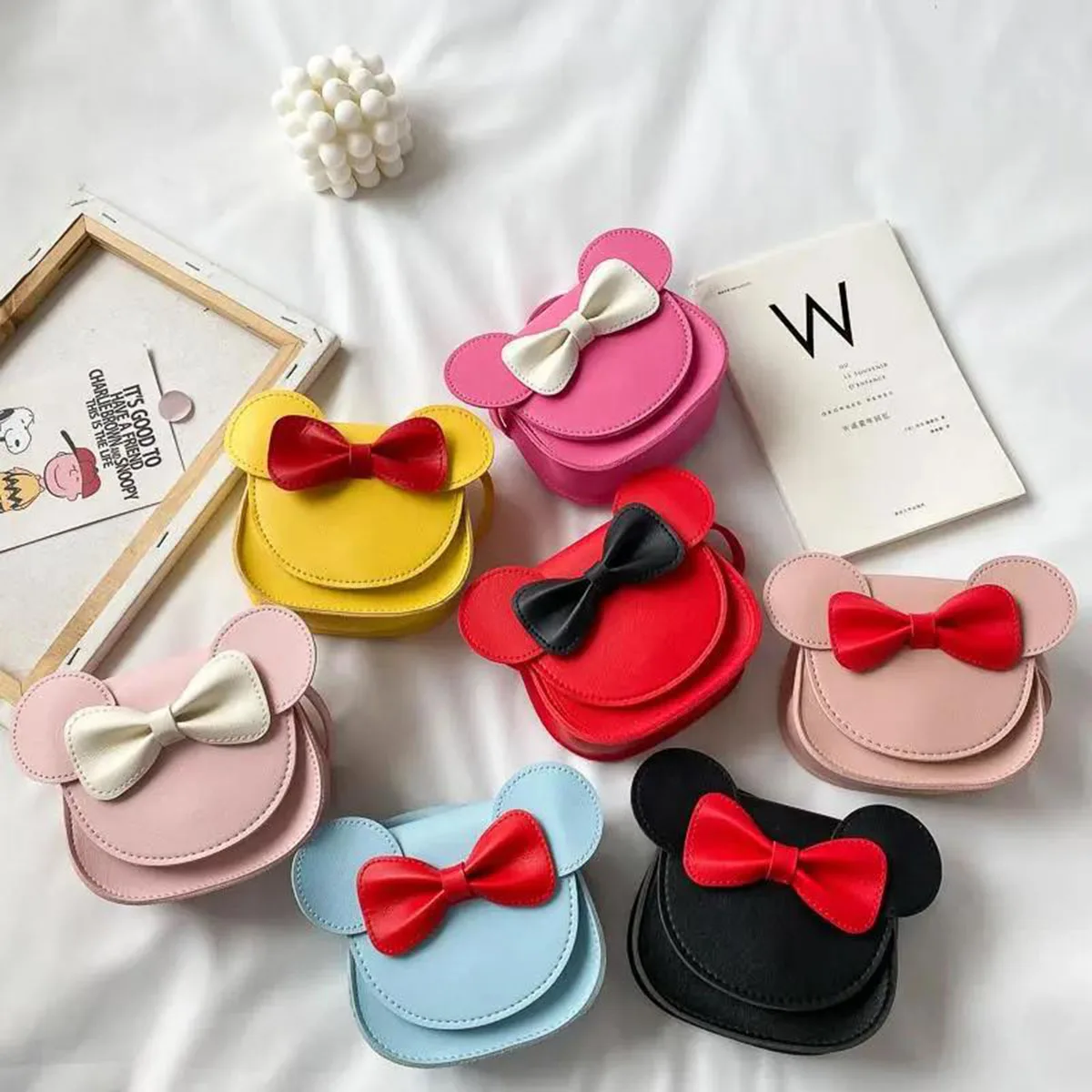 

Princess Cartoon Kids Crossbody Bag Fashionable Mini Shoulder Bag for Girls Cute Small Bag
