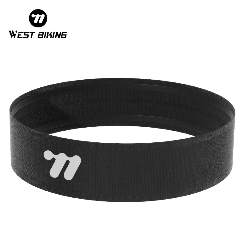 AliExpress NONE WEST BIKING Sweat Wicking Headband High Elasticity Soft Seamless Non-Slip Silicone Strip Sports Headband for Men Women Fitness
