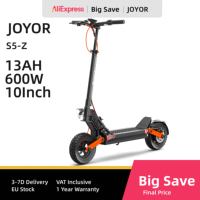 JOYOR S5-Z Electric Scooter, 48V 13Ah Battery, 600W Motor, 10*3-inch Tires, 25km/h Speed, 40-55km Range, Front & Rear Disc Brake