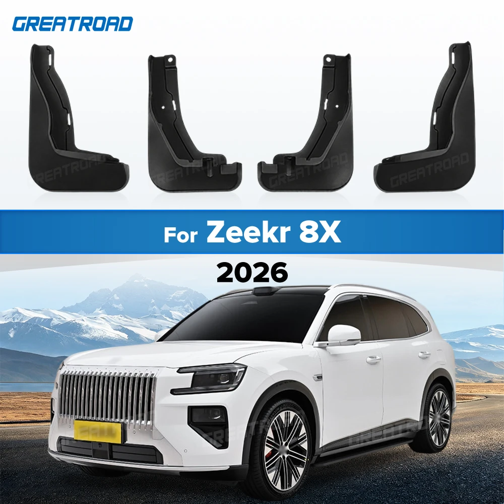 For Zeekr 8X 2026 Fender Mudflaps Splash Guards Mudguards Mud Flaps car Accessories