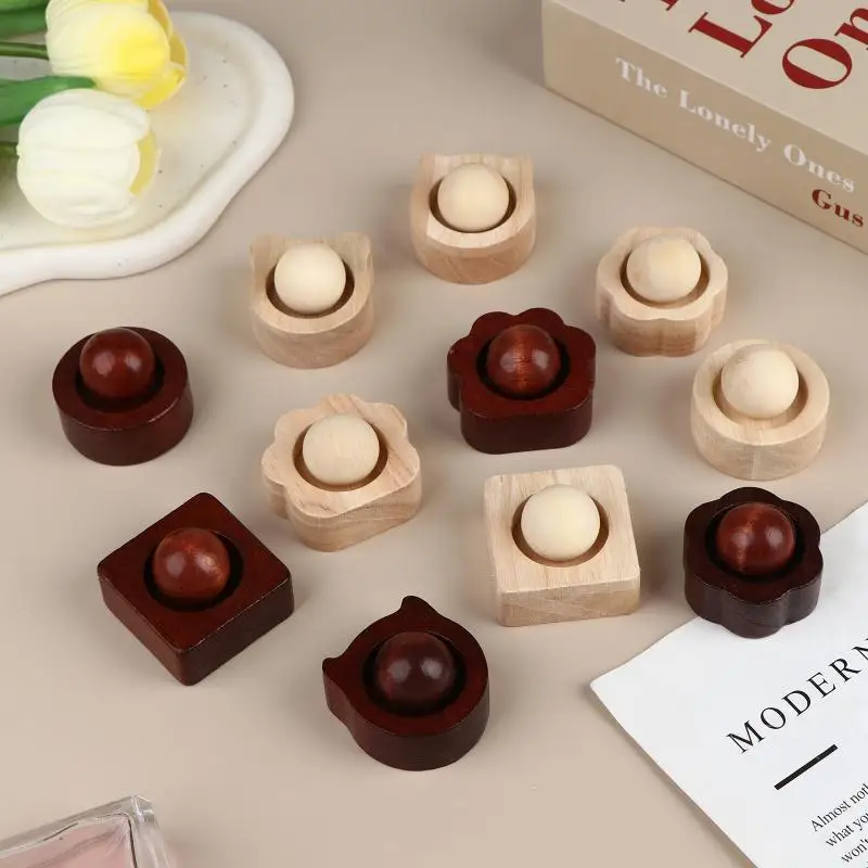 Hot Sale Wooden Essential Oil Diffuser Fragrance Diffuser Ornament Solid Wood Fireless Aromatherapy Diffuser For Home Decoration