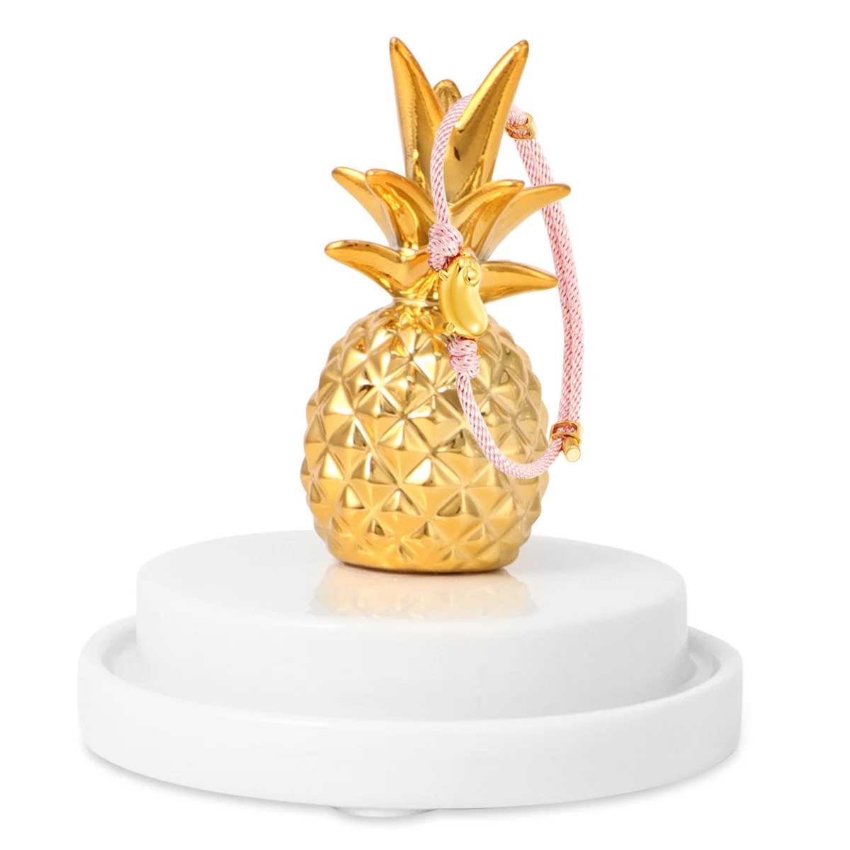 

1Pcs Pineapple Shape Jewelry Stand Ceramic Vertical Display Organizer for Earrings Ear Studs Desktop Jewelry Holder