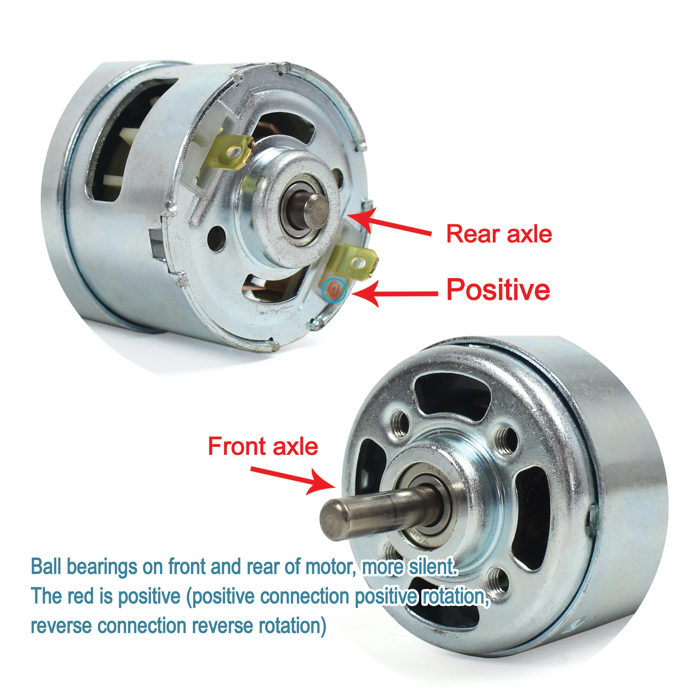 RATTM DC Motor CNC 997 Spindle Motor 400W 12-48VDC, 0.99N.m, 5000-20000RMP, Double Ball Bearing, Diameter 52mm Spindle Motor