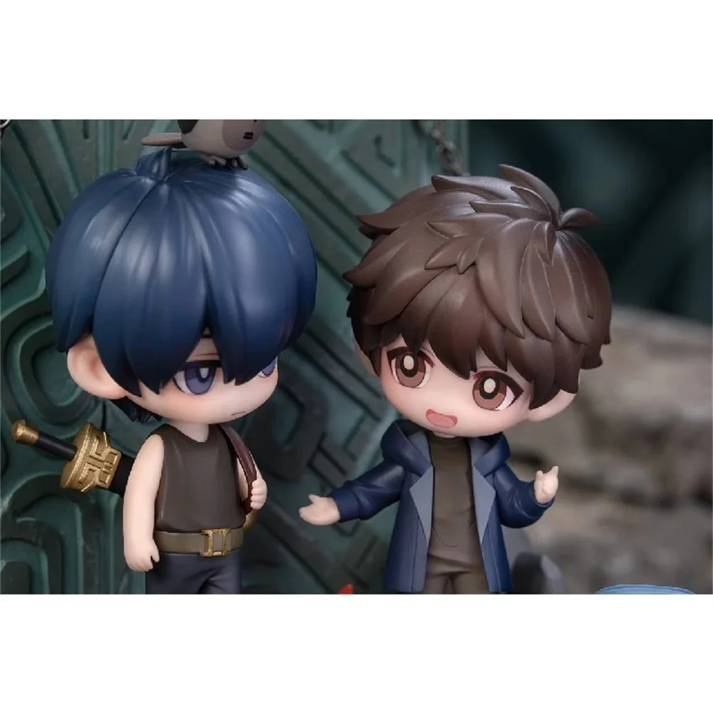 Anime Time Raiders DMBJ Dao Mu Bi Ji Kylin Zhang Qiling Wu Xie Wang Panzi Figure Figurine Doll Model Toy Official Original