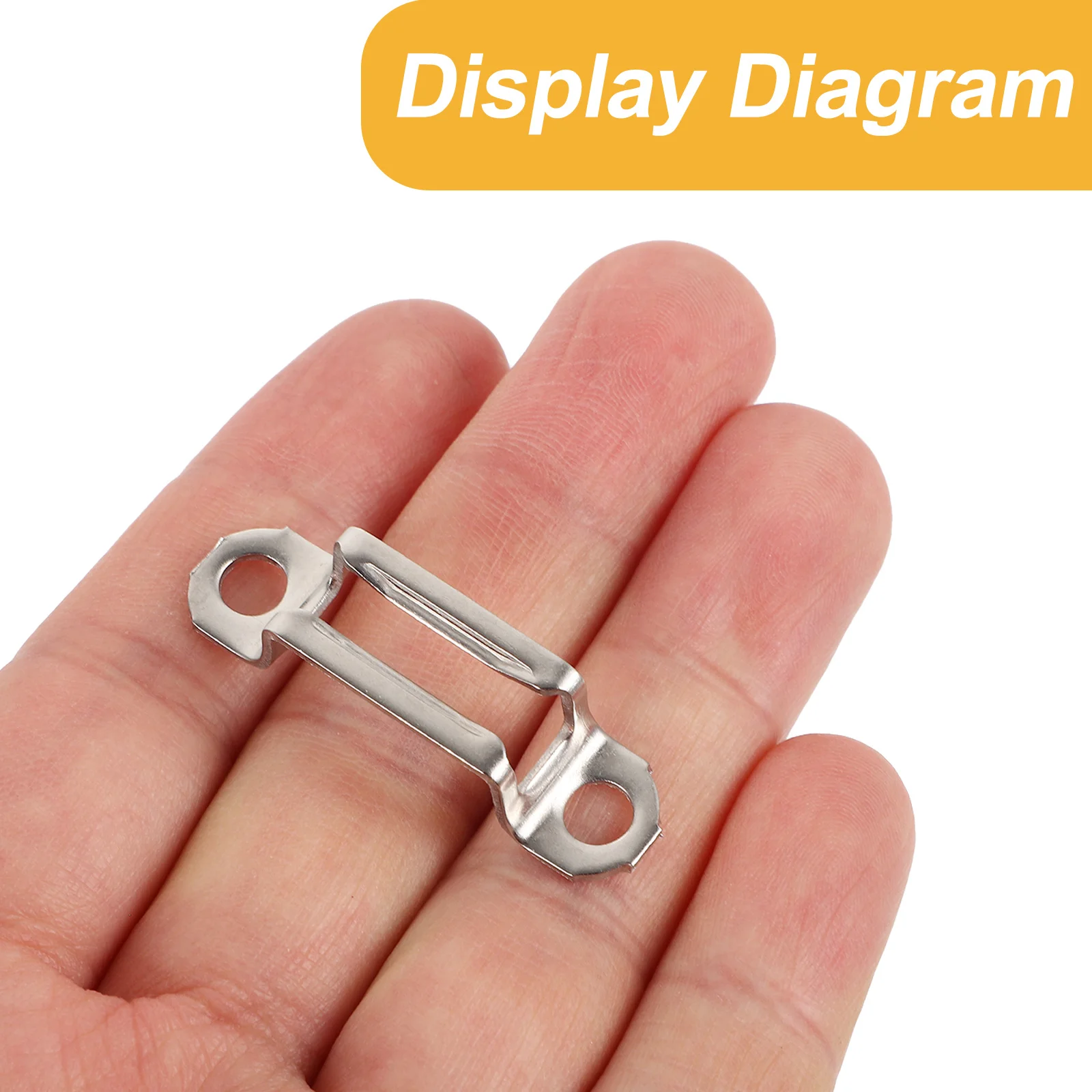 

1 set 1 Set Stainless Steel Full-Open Furniture Fastener Kit Invisible Connectors For Wardrobe Clips Hardware Buckle Fix Conceal