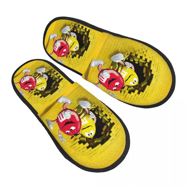 Custom The Power Of Brand Voice Soft Memory Foam House Slippers Women M M s Cartoon Chocolate Comfy Warm Anti skid Sole Slipper AliExpress
