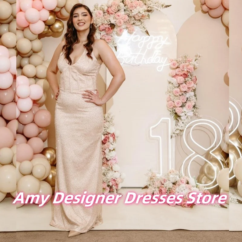 

Exquisite Beaded Sleeveless Mermaid Evening Dresses Wedding Party Gowns For Arabic Girls Prom Dress Vestido De Gala Customized