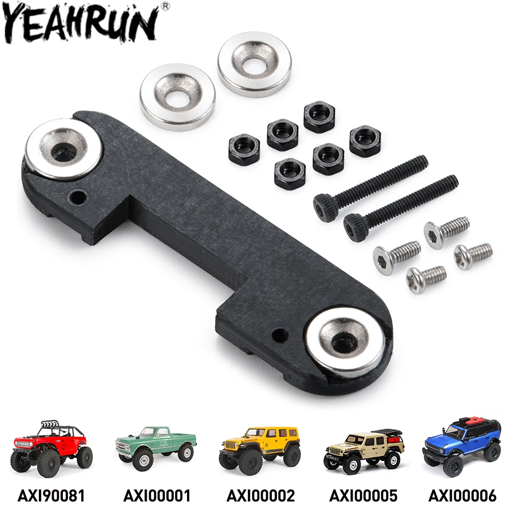 YEAHRUN Invisible Body Post Mount Bracket RC Car Shell Column for 1/24 Axial SCX24 AXI90081 AXI00001 AXI00002 AXI00005 AXI00006