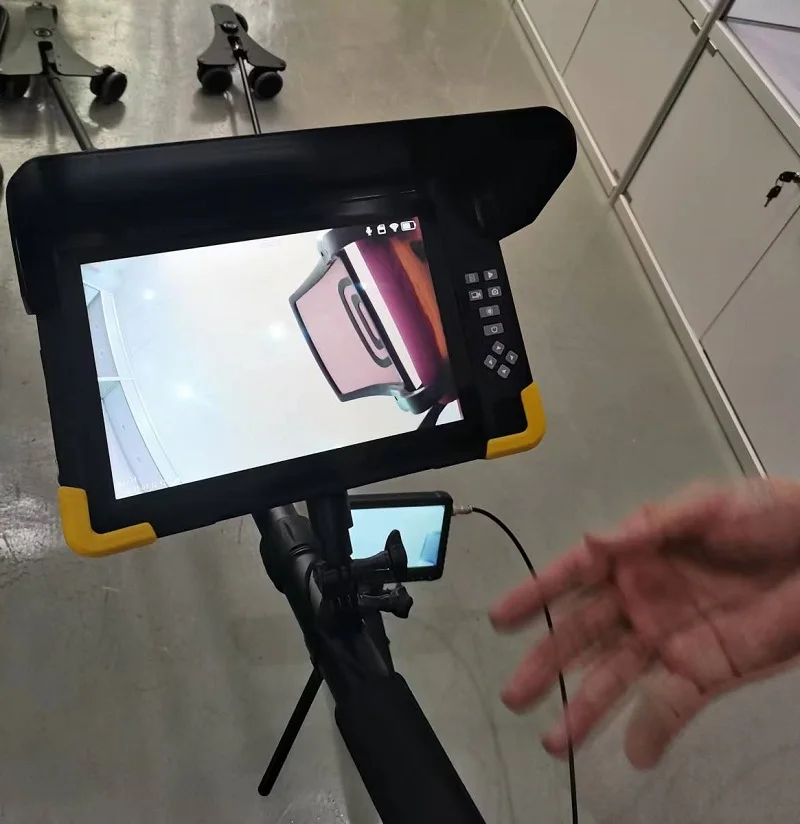 5MP 10.1inch Portable Under Vehicle Inspection Camera System UVIS Car Scanning Camera with 128GB Memory AA