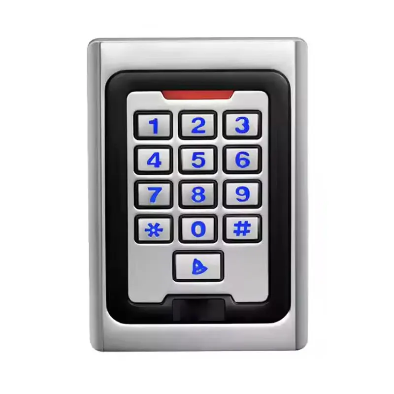 RFID Metal Access Control Anti-Vandal Metal Case 2000 Users Proximity ID 125k Standalone Keypad One Door Access Control System