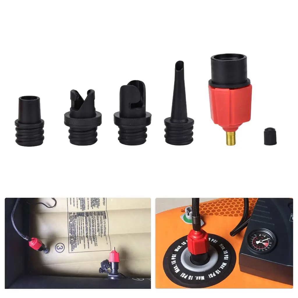 Pump Adapter Canoe Air Valve Adaptor Paddle Board Pumping Hose