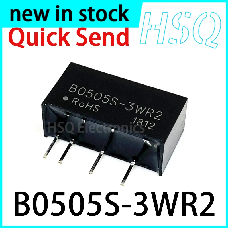 1PCS New B0505S-3WR2 600mA Non Stabilized 3W DC-DC Isolated Power Module