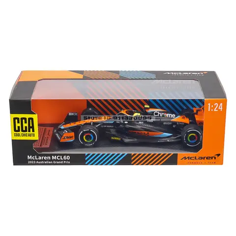CCA MSZ 1:24 3-serie McLaren F1 Team 2023 MCL60 4# Lando Norris 81# Oscar Piastri legeringsbilmodell leksaksserie samling present 10 best sales F1 McLaren - №9