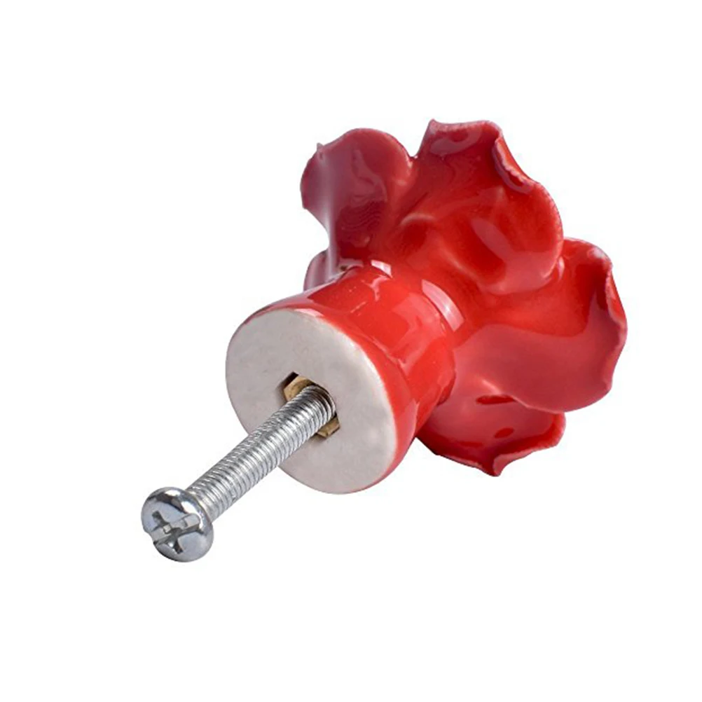 

2pcs Ceramic Door Knobs Pull Handles for Cabinet Drawer Wardrobe Furniture Ceramic Cupboard Knobs Hardware