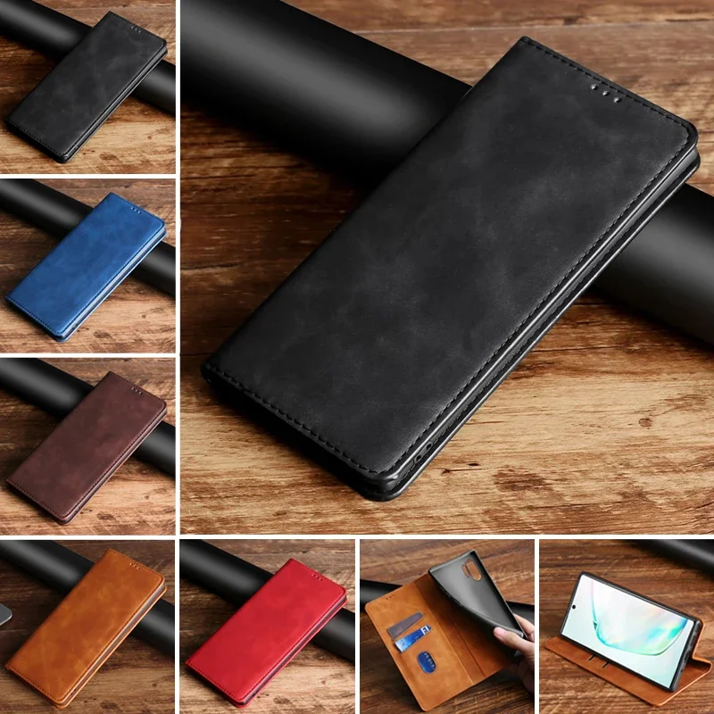 Soild Luxury Flip Case For Motorola MOTO G50 4G 5G G51 G52J G53 G53Y G53J G54 Power G60S G62 G71 G71S G82 G72 G73 Leather Cover