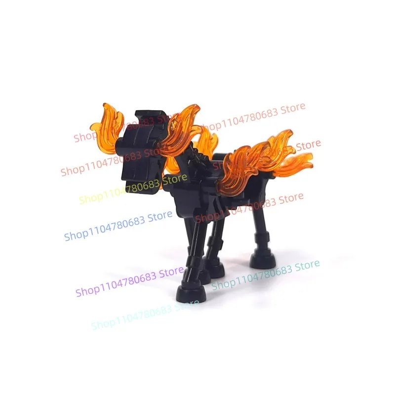MOC Bausteine Mini Action-figuren Halloween Skeleton Pony Montage Modell Cartoon Animation Zubehör Spielzeug Geschenke