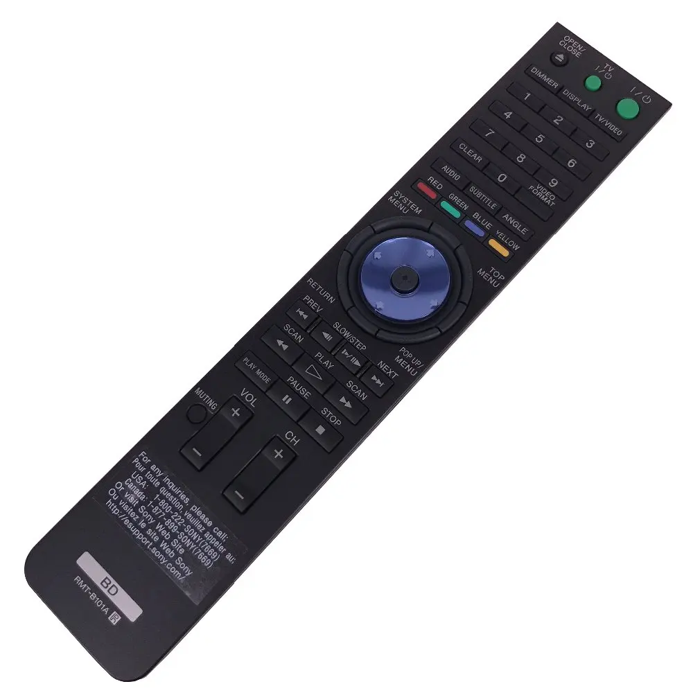 

Новый пульт дистанционного управления для SONY BD RMT-B101A BDP-S300 BDP-S301 BDP-S2000ES Blu-Ray подходит для DVD-плеера