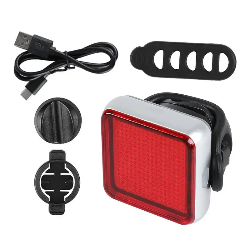 Bikes Rear Light Waterproof Patterns Changeable Smart Sensor Bikes Light Fast Charging Rear Light Easy Installation Night