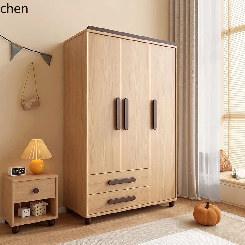 ZML Wardrobe Modern Simple Two-Door Three-Door Swing Door Wardrobe Large and Small Apartment Combination Wardrobe