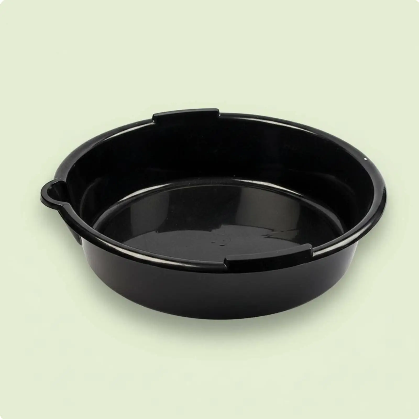 Oil Collector Pan Deep Basin Fluid Drain Tray Tethered Cap for Garage