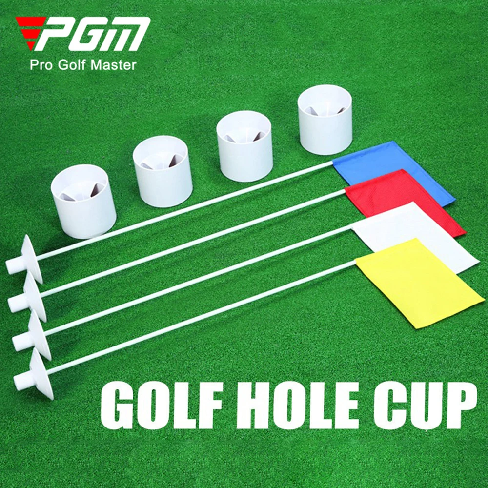 Golf Flagstick Golf Pin Flag Hole Cup Set Putting Green Poles for Yard Backyard Garden Driving Range